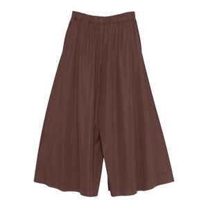 Pleats Please Brown Trousers - Palazzo Pants Women